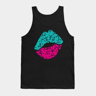 Colorful Lips Tank Top